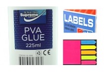 Adhesives,Sticky Notes & Labels