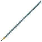 Grip Graphite Pencil (Silver)