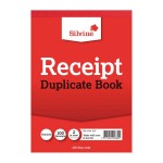 Silvine Duplicate Receipt Book 105x148mm Gummed