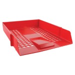 Q-Connect Letter Tray Red