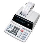 Sharp White 12-Digit Fluorescent Display Printing Calculator EL2607PGY