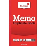 Silvine Duplicate Memo Book 210x127mm