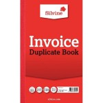 Silvine Duplicate Invoice Book 210x127mm