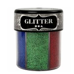Glitter - asst 6x30g Bright