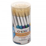 Create - Chubby Brush Canister (30 Brushes)