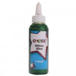 Create - Glitter Glue - 120ml Green