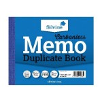 Silvine Carbonless Duplicate Memo Book 102x127mm