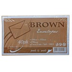 3x6 Brown Envelopes (50)