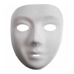 Full Face Masks 14X175Cm White 12Pc