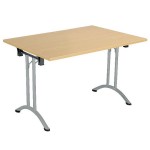 Rectangular 120x70 Folding Meeting Table Nova Oak