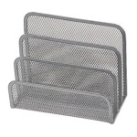 Q-Connect Mesh Letter Sorter Silver