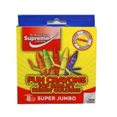 Extra Jumbo Crayons 8Pk
