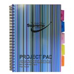 A4 Spiral 5 Tab Subject Pad